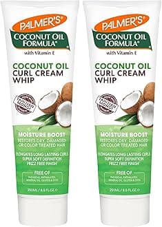 Coconut Oil Formula Moisture Boost Curl Whip Cream, 8.5 oz. (Pack of 2)