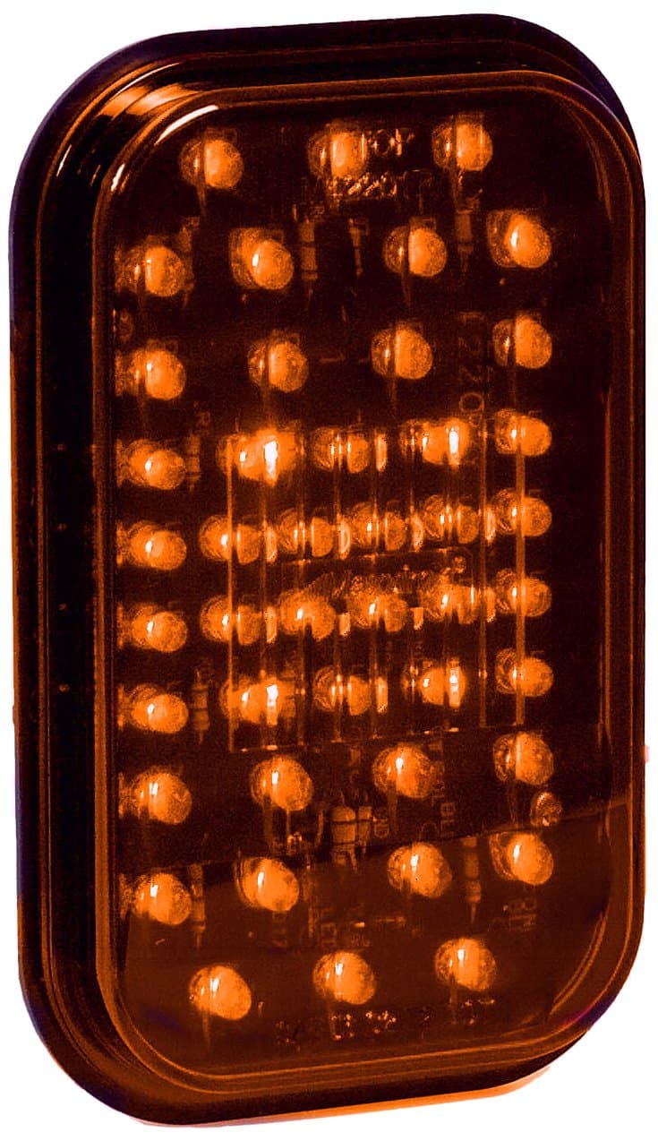 Maxxima M42201Y Amber 5" Rectangular Park/Turn Light