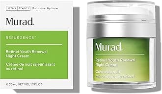 Retinol Youth Renewal Night Cream 50ml - Anti-Aging Retinol moisturiser for Wrinkles & Fine Lines - Hydrating, Firming & Smoothing Skincare Treatment - For Youthful, Radiant Skin
