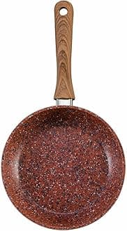 JML Copper Stone Frying Pan Non-Stick & Hard Wearing with Wood Effect Handle 20cm