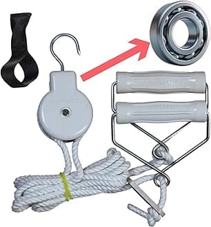 - Shoulder Pulley with Smooth Bearing Mechanism | Home Physiotherapy Exercise Kit for Frozen Shoulder, ROM, Strengthening