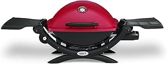 Weber Q1200 Liquid Propane Grill, Red