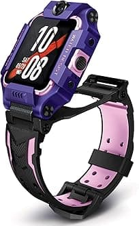 imoo Watch Phone Z6 Kids Smart Watch, Kids Smartwatch Phone with Two Way Video&Phone Call, Kids GPS Watch with Real-time Locating & IPX8 Swimming Water-Resistance, Stay Connected with Kids(Purple)¡­