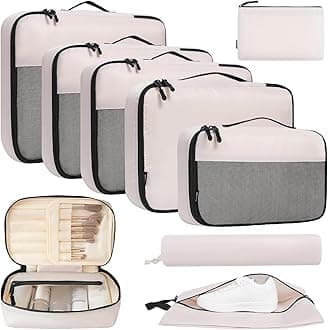 BAGAIL8 Set/9 Set Packing Cubes Luggage Packing Organizer for Travel, Suitcase Packing Bags for Travel Accessories