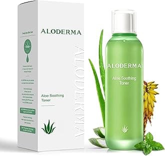 ALODERMA Aloe Soothing and Moisturizing Toner, 100ml, Made with 85% Pure Organic Aloe Juice, Offers Soothing Balance with Natural Botanicals, Non-Irritating Soothing Skin Care