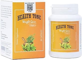 Health Tone Herbal Weight Gainer Supplements (1 Month Course 90 Capsules)