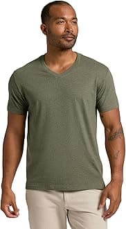 True Classic Mens V Neck T Shirts – Cotton V Neck Shirts for Men, V-Neck Mens T-Shirts and Undershirts for Men Pack/Singles