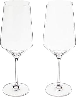 Schott Zwiesel 0026.112942 Tritan Crystal Stemware Pure Collection Bordeaux Red Wine Glass, 23-Ounce, Set of 2, Clear