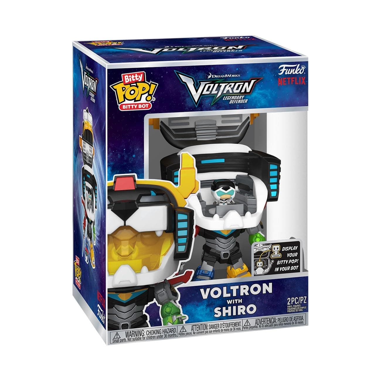 Funko Pop! Bitty Bots: Voltron - Voltron with Shiro