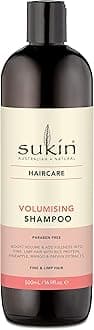 Sukin Volumising Shampoo, Fine and Limp Hair, 16.9 Fl Oz