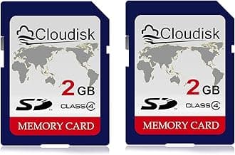 Pack of 2 2GB Class 4 Flash Memory Card 2G SLC Stanard Secure Digital Cards (2 GB)