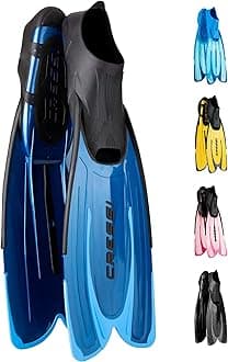 Cressi Agua Fins Premium Self Adjusting for Diving, Apnea, Snorkeling and Swimming