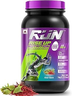 Egg White Protein Powder for Athletes,Gym & Fitness Enthusiasts |27g Protein & 14g EAA|Lactose, Soy & Gluten Free Egg Albumen Protein Powder for Immunity, Kesar Elaichi -1kg