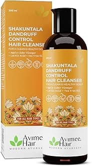 Avimee Herbal Ambika Hair Cleanser | Fights Dandruff & Moisturises Scalp Naturally | With Aloe Vera, Apple Cider Vinegar, Tea Tree Oil & Neem Oil | 200 ml