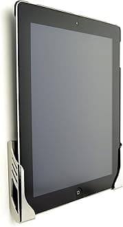 Dockem Koala Damage-free Tablet Wall Mount Dock by ; for iPads, Tablets, Smartphones, and eReaders (chrome-plated plastic)