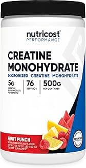 Creatine Monohydrate Powder (Fruit Punch, 500 Gram)