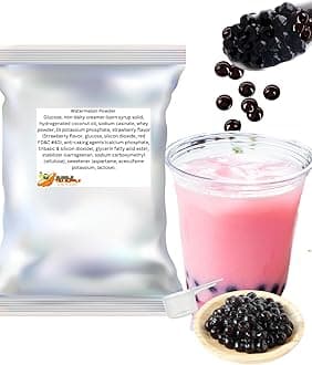 Watermelon Flavored Boba Bubble Tea Powder for Milk Tea Premium Instant Drink Mix - 2.2 LB bag for 40-45 Servings - Just Add Tapioca Pearls by BUBBLE TEA SUPPLY