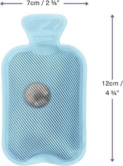 Bramble - Mini Hot Water Bottles, Perfect for Adults and Kids - Reusable Hand Click Gel Warmers - Instant Hand Warmers for Cold Winter Snow Days (5 Pack)