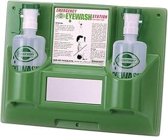 SP Bel-Art Emergency Eye Wash Safety Station; 2 Bottles, 1000ml (x2) (F24868-0000) Made in USA