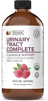 Urinary Tract Complete 16oz - Liquid Supplement for Urinary Tract Health with Organic Cranberry, D-Mannose, Beet Root, Fennel Seed, and Turmeric