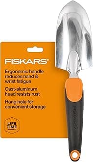Fiskars 384220-1001 Ergo Garden Hand Trowel, Black