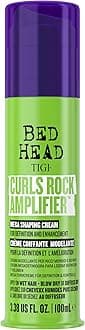 Bed Head by TIGI Curls Rock Amplifier – Curl Shaping and Defining Cream with Anti Frizz Protection for Beautifully Enhanced Curls and Waves, 100ml​