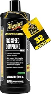 Pro Speed Compound M10032, Fast-Cutting Rubbing Compound for Cars, Offers Heavy Scratch and Swirl Removal, Professional Car Polish, Car Compound Removes up to 1200 Grit Sanding Marks, 32 Oz