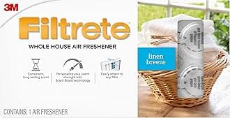 Filtrete Whole House Air Freshener for AC and HVAC Air Filter, Linen Breeze