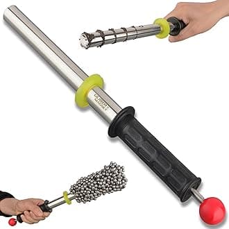 ULIBERMAGNET Magnetic Pickup Tool,Neodymium Magnetic Retrieving Tool Rod with Release Handle,Heavy Duty Magnetic Sweeper for Metal Cuttings,Pickup Nails, Screws, Iron Scraps and Metal Parts