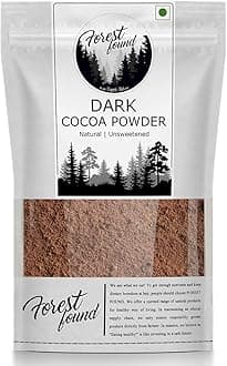 - Forest Found Unsweetened Dark Cocoa Powder 900g | 100% Pure & Authentic Cacao for Cake Baking & Hot Chocolate | Vegan, Keto & Gluten-Free | Rich Dark Chocolate Powder for Smoothies & Cookies