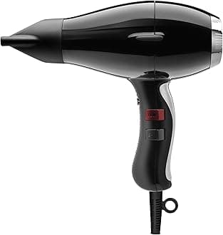 Elchim 3900 Healthy Ionic Hairdryer Black and Silver