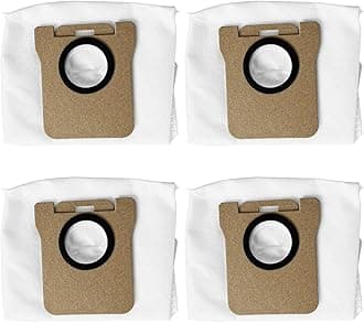 Replacement Dust Bag Compatible for Dreame Bot L10S Ultra Robot Vacuum Cleaner Parts Accessories 4PCS