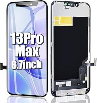 EFAITHFIX for iPhone 13 Pro Max Screen Replacement 6.7 Inch LCD 3D Touch Display Full HD Digitizer Frame Assembly Compatible with Model A2484,A2641,A2643,A2644,A2645 with Waterproof Adhesive, No Tools