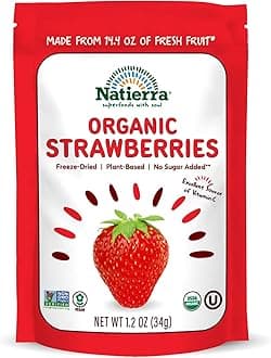 Organic Freeze-Dried Strawberries (1.2oz/34g)