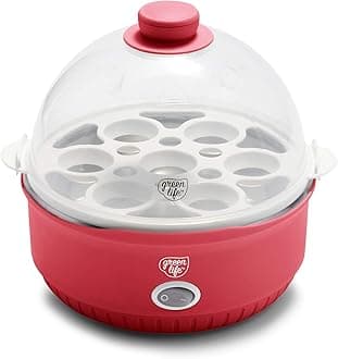 GreenLife CC003766-002 Qwik Egg Cooker, One Size, Red