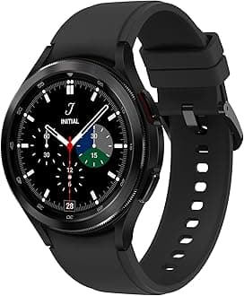 Samsung Galaxy Watch4 Classic 46mm 4G LTE Smart Watch, Rotating Bezel, Black (UK Version)