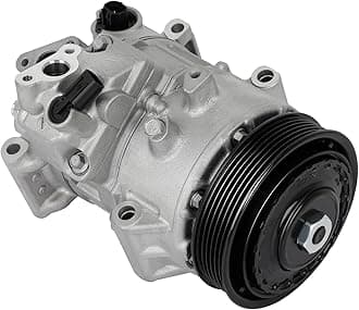 cciyu AC Compressor for Car for Toyota RAV4 2.5L 2009-2012 for Toyota Camry 2.5L 2012-2017 Air Conditioning Compressor with Clutch 6 Grooves 157367 158367