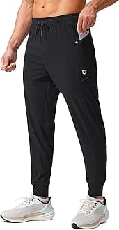G Gradual Men's Joggers with Zipper Pockets