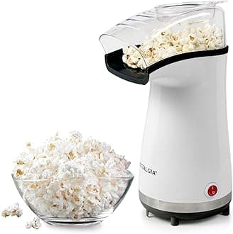 Nostalgia 16 Cup Hot Air Popcorn Maker | Makes Hot, Healthy Popcorn, No Oil N...