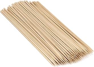 BambooMN - 5mm Sharp-Point Multipurpose Food Bamboo Skewers - 12" (30cm) - 300 Pieces
