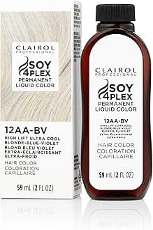 Clairol Professional Permanent Liquicolor for Blonde Hair Color, 12aa-bv High Cool Blonde, 2 oz