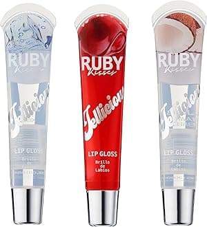 Ruby Kisses Jellicious Mouth Watering Lip Gloss (JLG01 & JLG03 & JLG13)