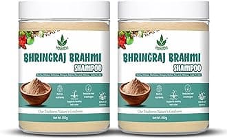 Havintha Natural Shampoo for Hair | With Amla Reetha Shikakai Methidana Hibiscus Bhringraj Brahmi and Flax Seed Powder | Herbal Shampoo | Men & Women 250 g (Pack of 2)