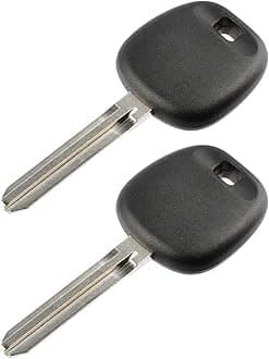USARemote Uncut Transponder Ignition Key fits Toyota/Scion with 4D-67 TOY44D-PT Chip, Set of 2