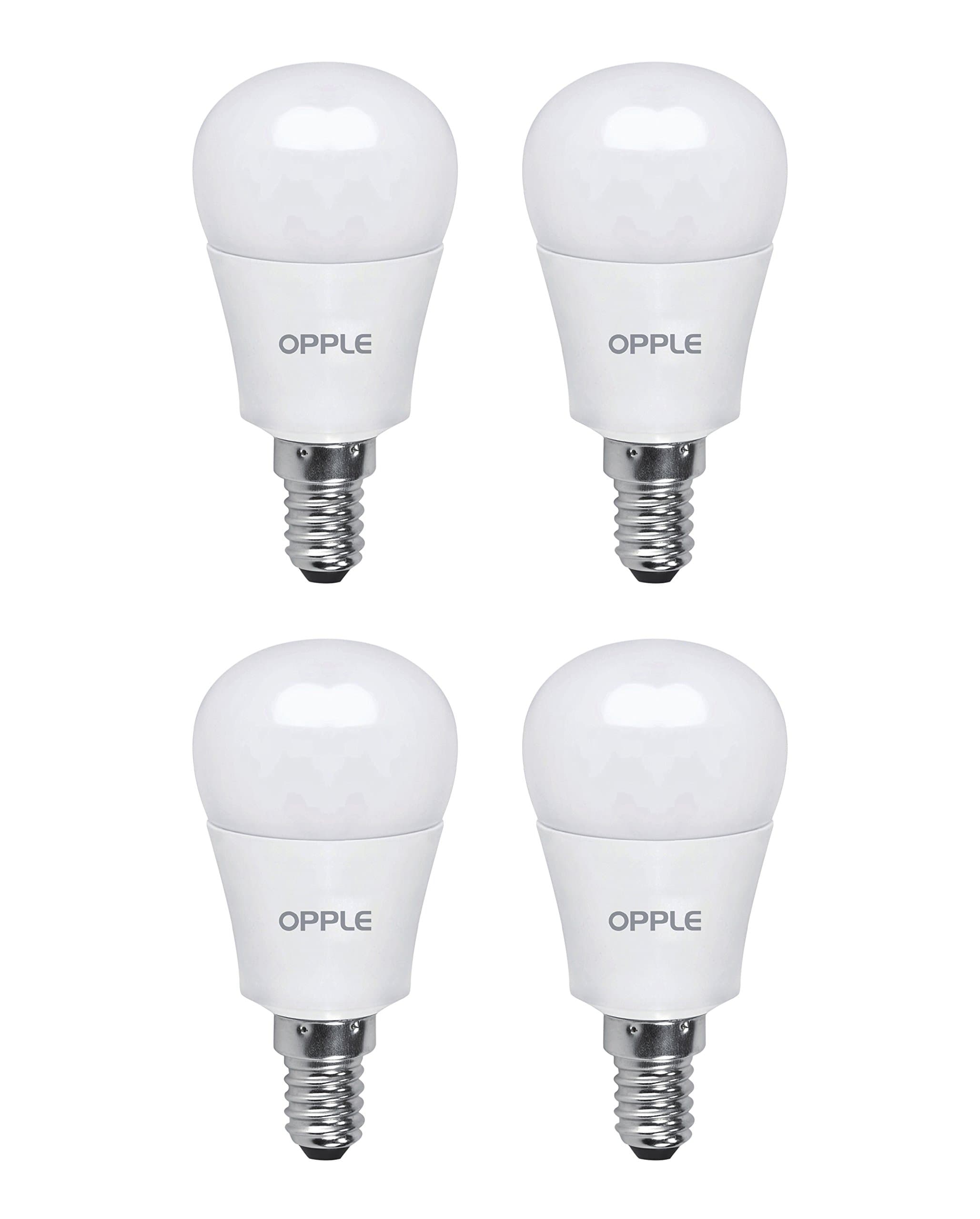 Opple LED Bulb 5W Cool Day Light E14 (Combo Pack of 4)