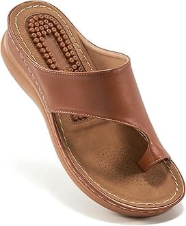 Sandals for Women Wedge Shoes: Comfortable Orthopedic Sandals Womens Dressy Summer Flip Flops Casual Walking Wedges
