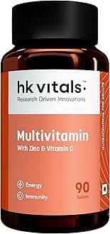 Multivitamin (90 Tablets) | For Men and Women | With Zinc, Vitamin C, Vitamin D3, Multiminerals & Ginseng Extract