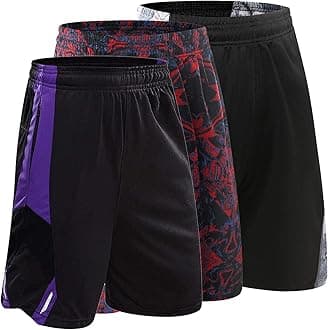 1Bests 3PCS / Set Men's Running Shorts Quick Dry Running Shorts Basketball Pants Sports Pants