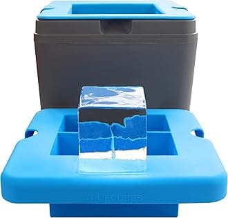 Clear Ice Cube Tray: 4-cube tray