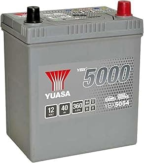 YBX5054 12V 40Ah 340CCA Silver Maintenance Free High Performance Car Battery